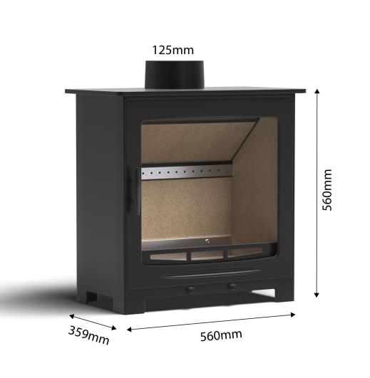 5kW Stirling Woodburning Stove