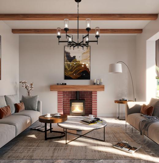 5kW Stirling Woodburning Stove