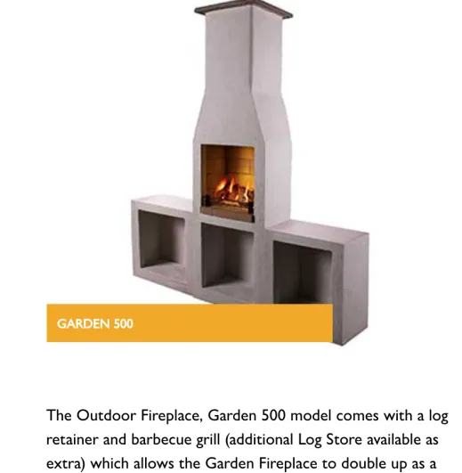 Schiedel Outdoor Fireplace