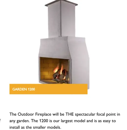Schiedel Outdoor Fireplace